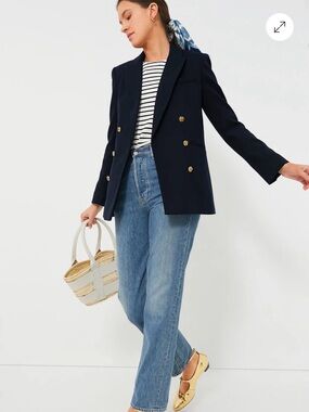 Tuckernuck Diana Navy Blazer XL